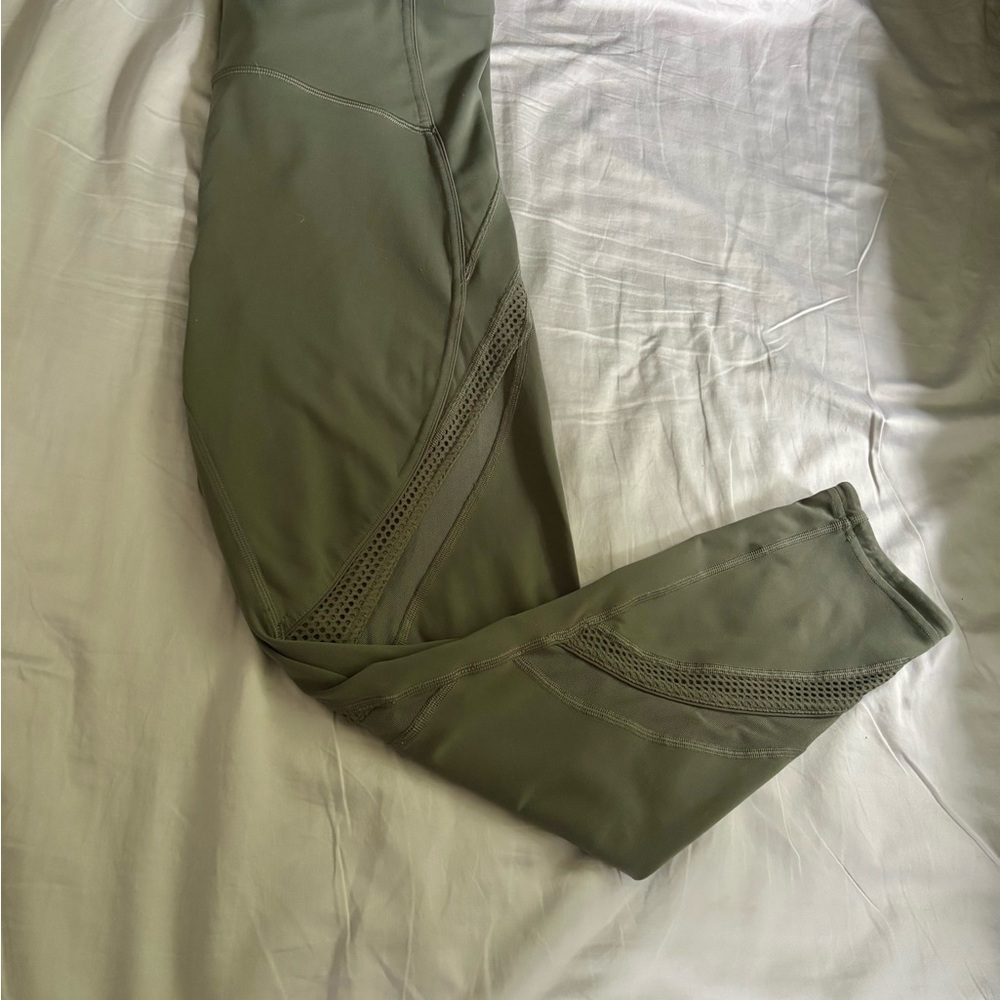 Sage green, Lululemon full length leggings. - Picture 8 of 15